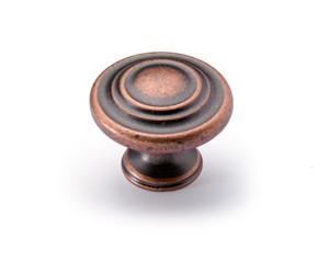 Möbelknopf Essa, Kupfer Optik antik