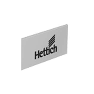 ArciTech Abdeckkappe, Aluminium Optik mit Hettich Logo