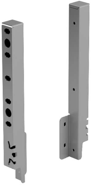 ArciTech Set Rückwandverbinder, 250 mm, silber, links / rechts