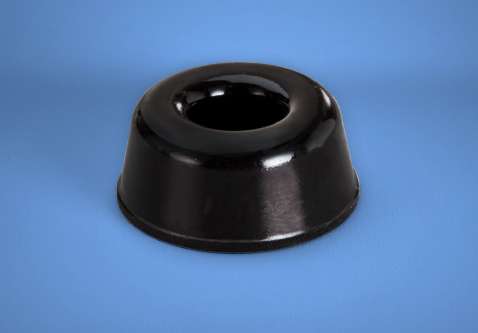 Möbelpuffer / Elastikpuffer 22,3 x 10,1 mm schwarz