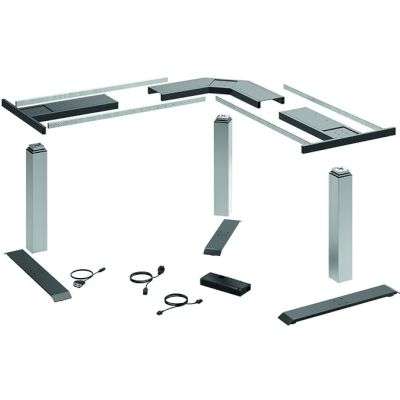 LegaDrive Systems Tischgestell-Set 90°-Winkel, silber, anthrazit