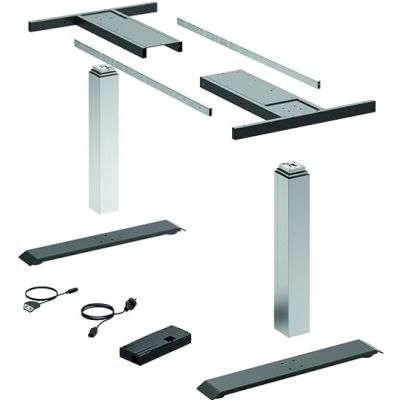 LegaDrive Systems Tischgestell-Set Basic, silber, anthrazit